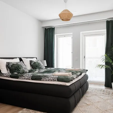 Borg Itaepuisto | Downtown Urban Loft 3-room, Balcony, 2 Tvs, Free Parking 포리
