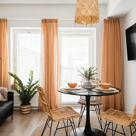 아파트 Borg Itaepuisto | Downtown Urban Loft 3-room, Balcony, 2 Tvs, Free Parking